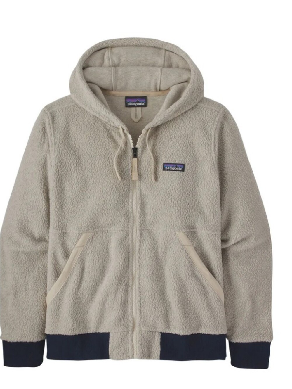 Patagonia Women's Shearling HoodyStyle #26135 Size Small Color Natural